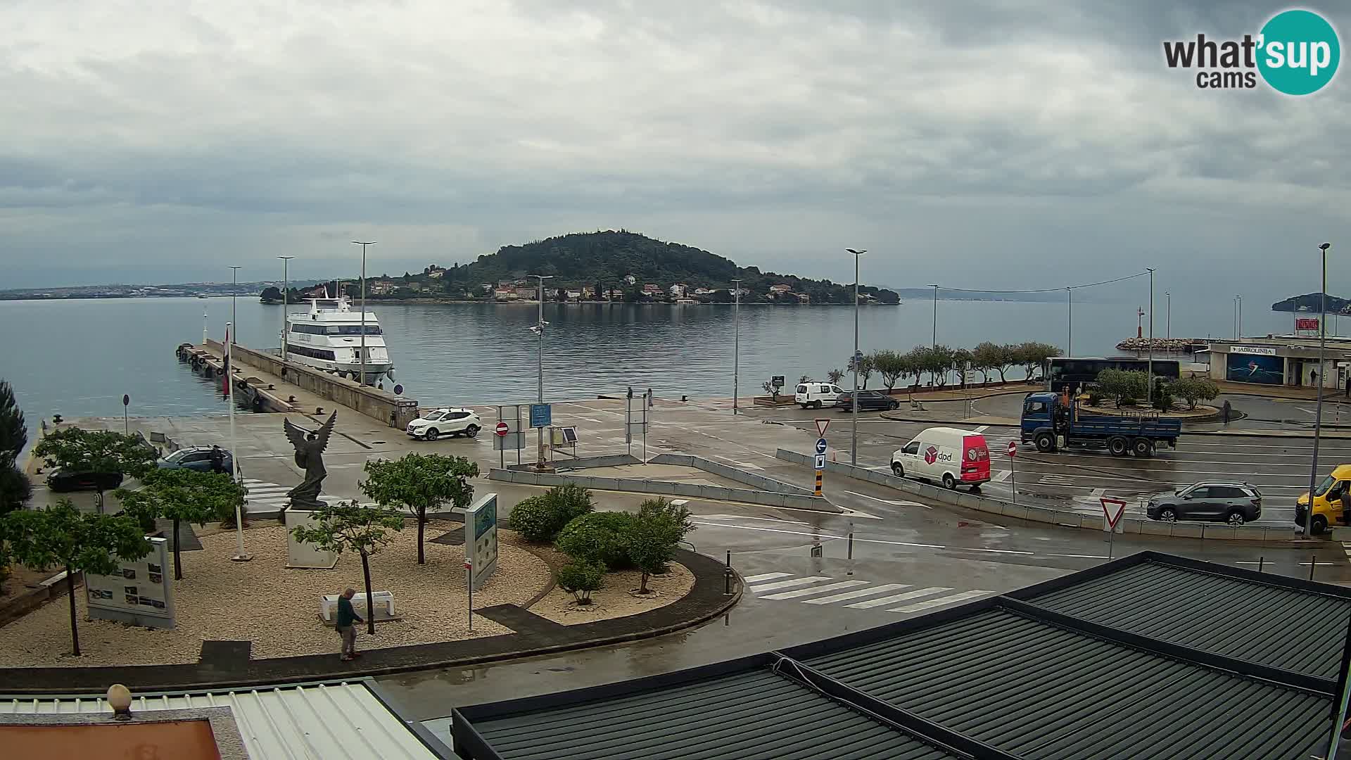 Webcam Ugliano – terminal traghetto da Preko a Zara