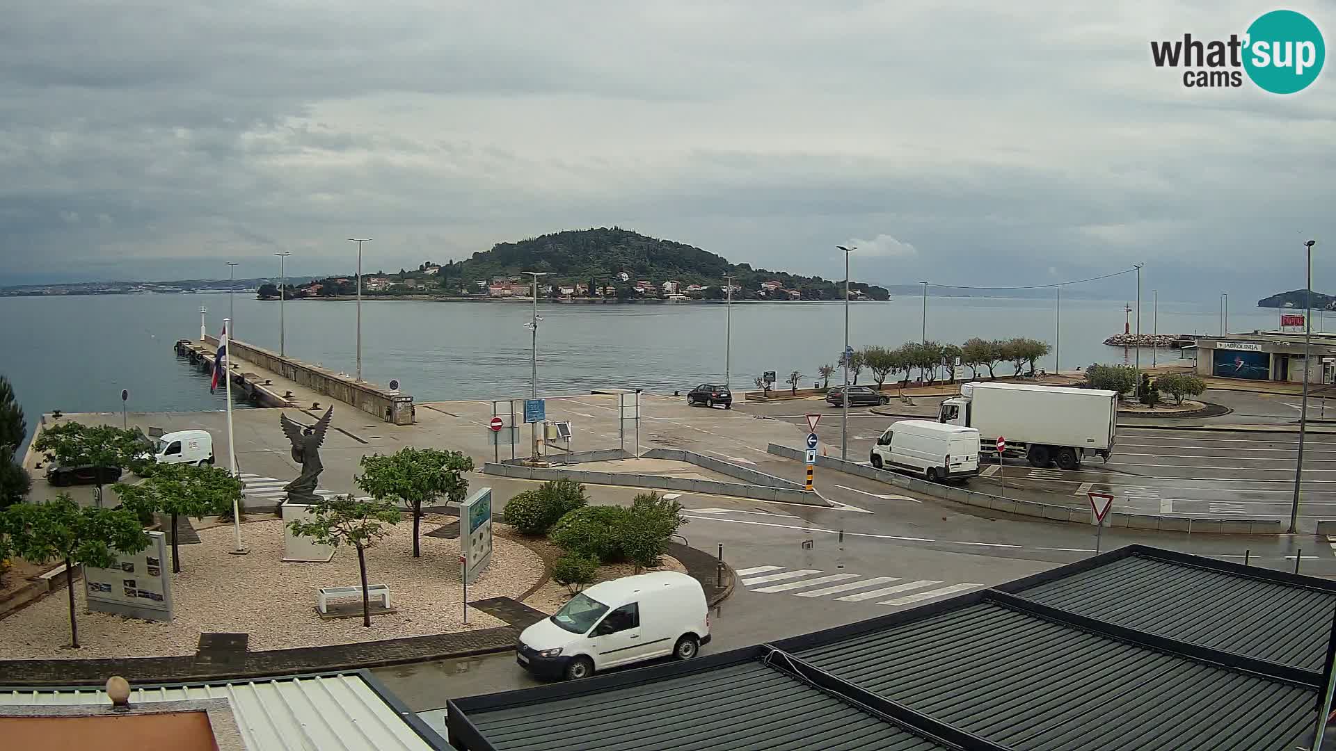 Webcam Ugljan – Preko Ferry to Zadar