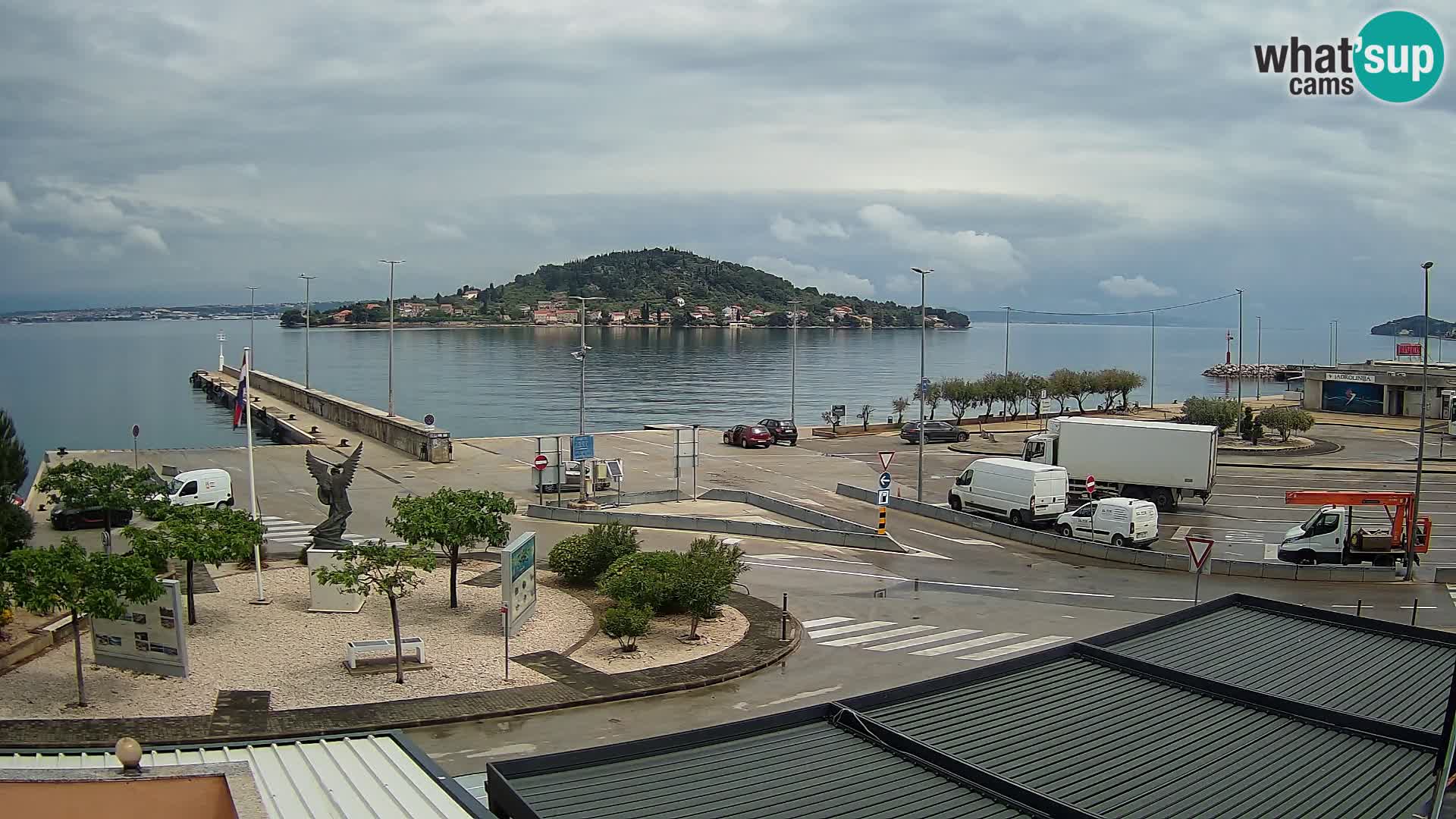 Web kamera Ugljan – Preko trajekt za Zadar