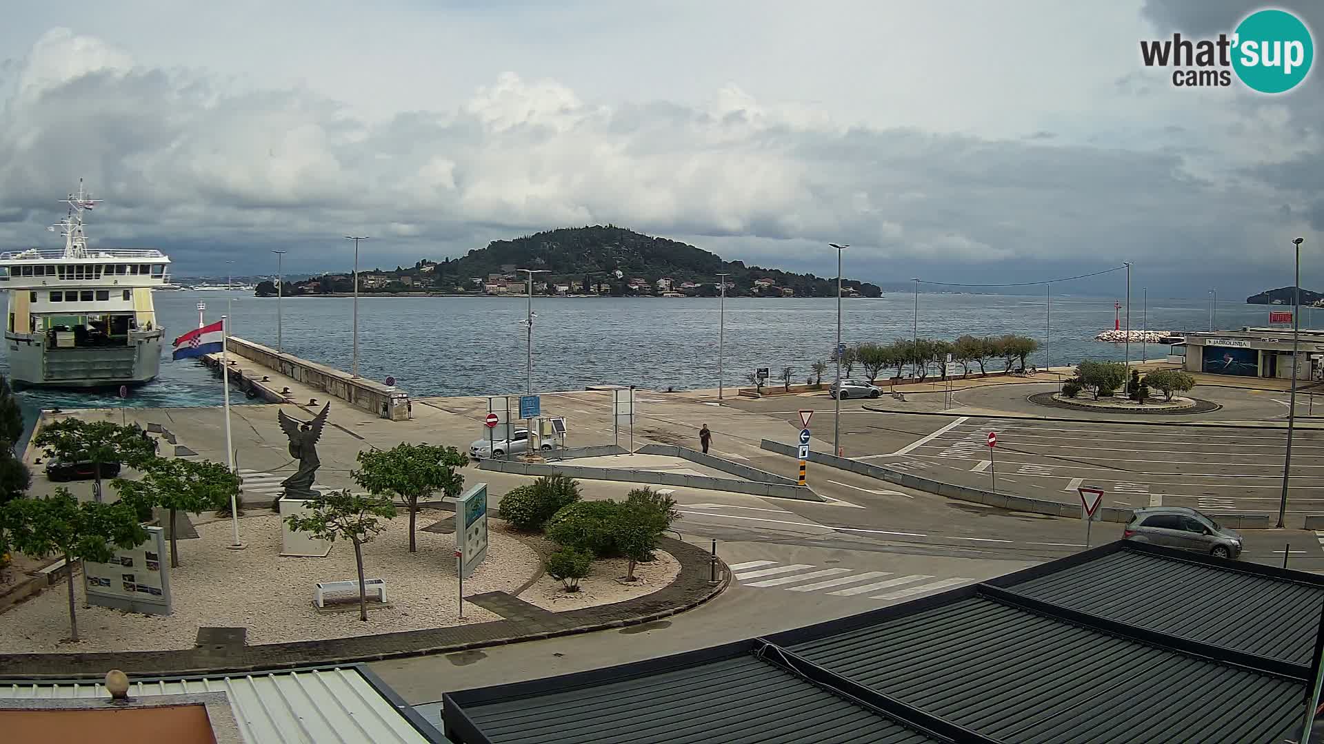 Webcam Ugljan – Preko Ferry to Zadar