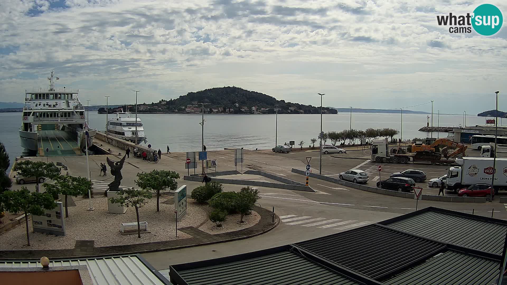 Webcam Ugljan – Preko Ferry to Zadar