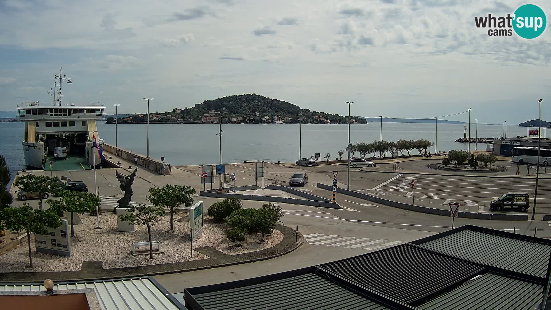 Webcam Ugliano – terminal traghetto da Preko a Zara