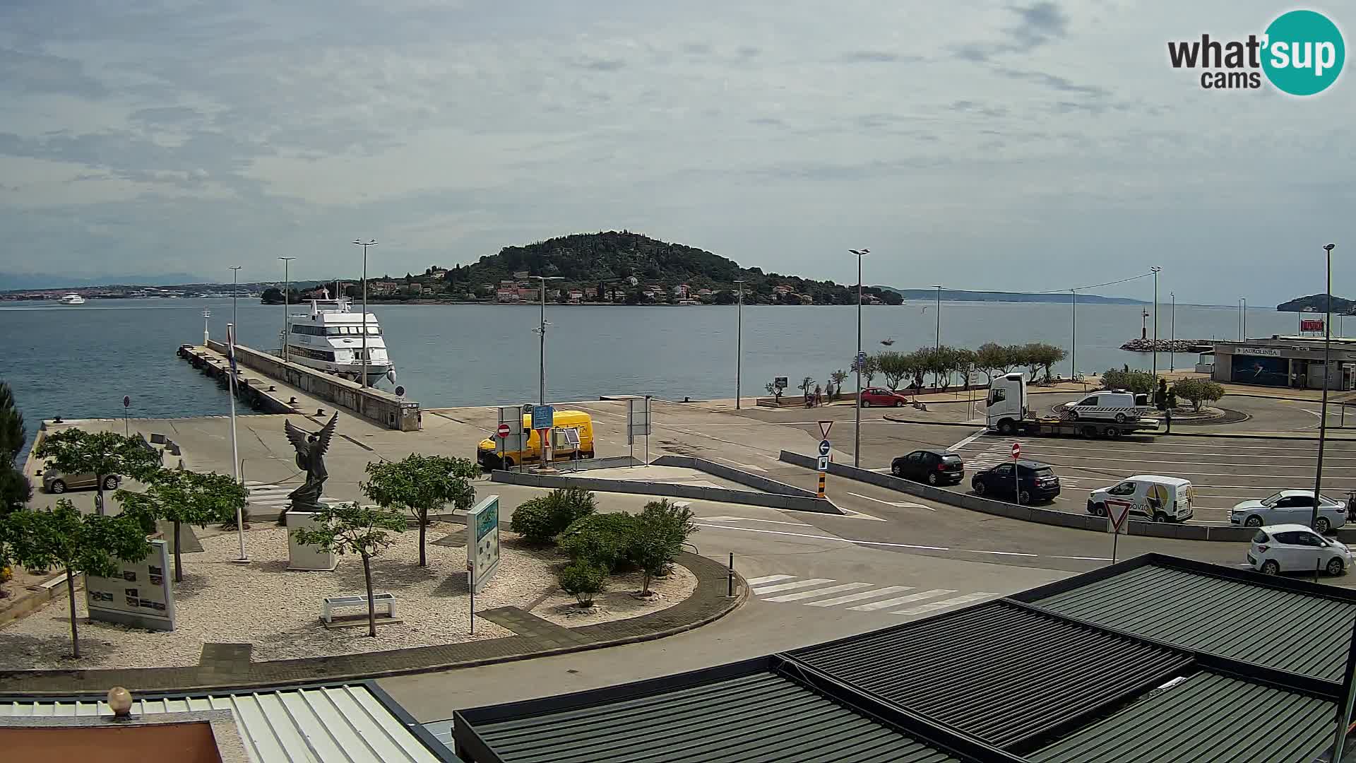 Webcam Ugliano – terminal traghetto da Preko a Zara