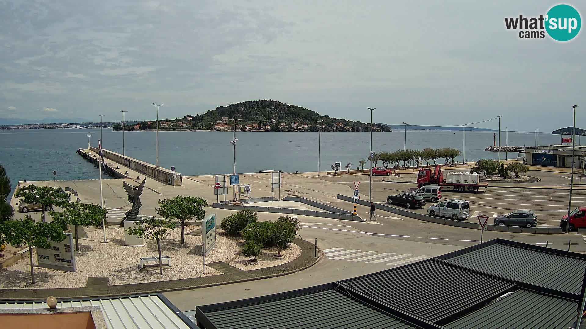 Web kamera Ugljan – Preko trajekt za Zadar