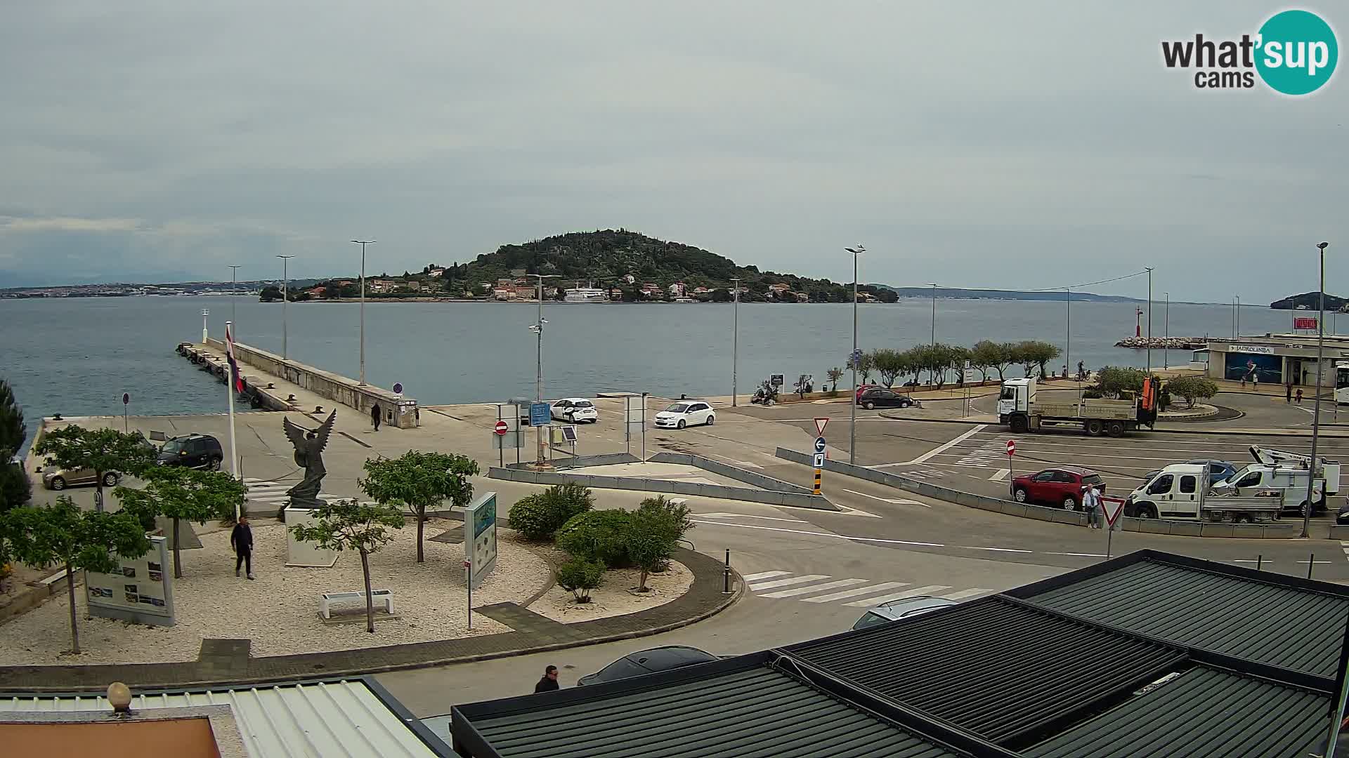 Webcam Ugliano – terminal traghetto da Preko a Zara