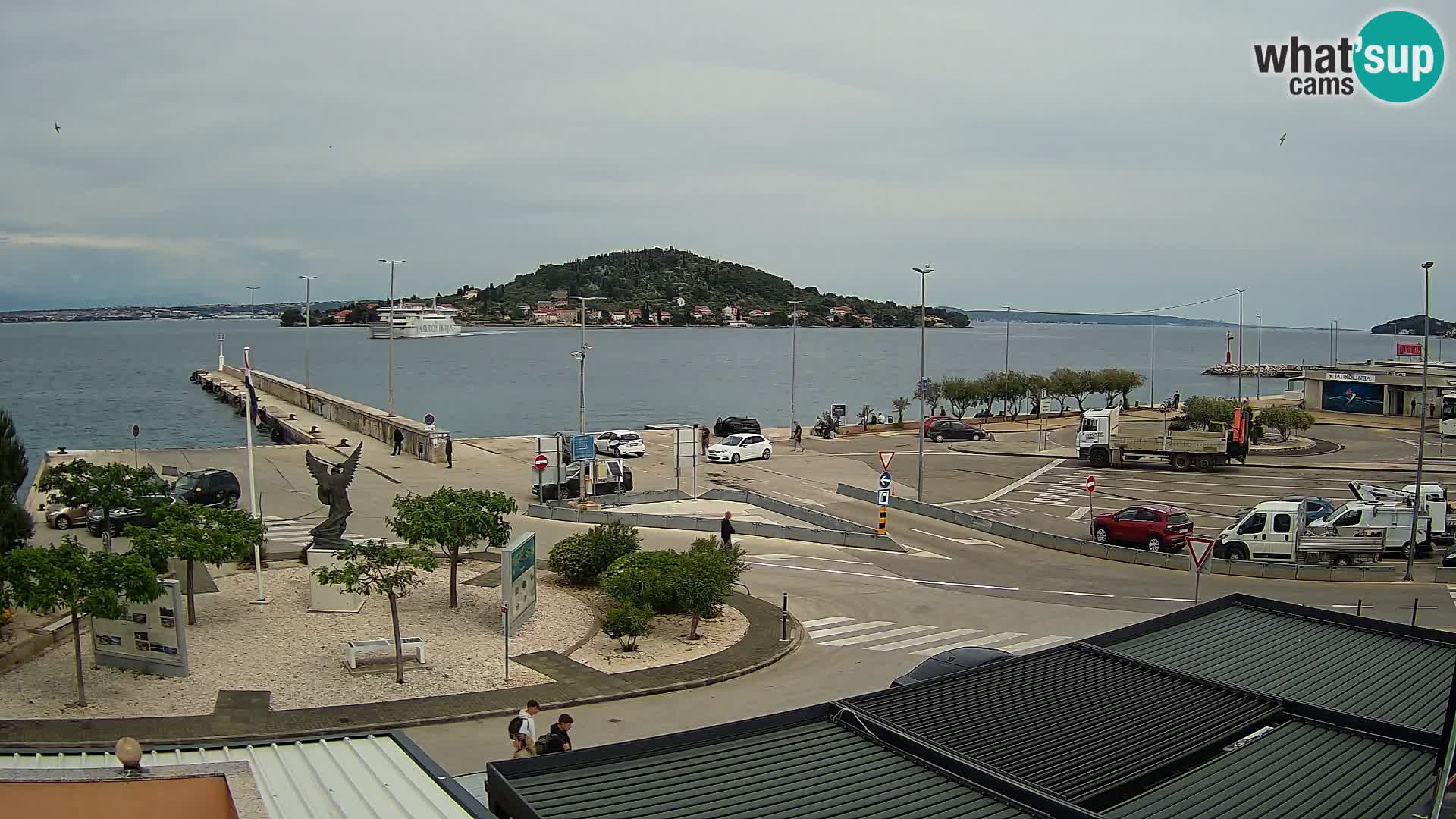 Webcam Ugljan – Preko Ferry to Zadar