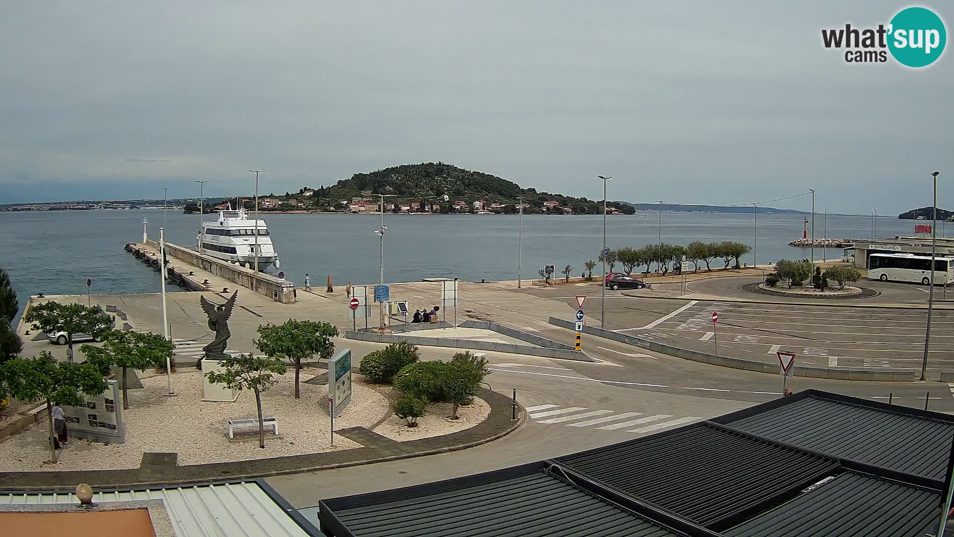 Webcam Ugliano – terminal traghetto da Preko a Zara
