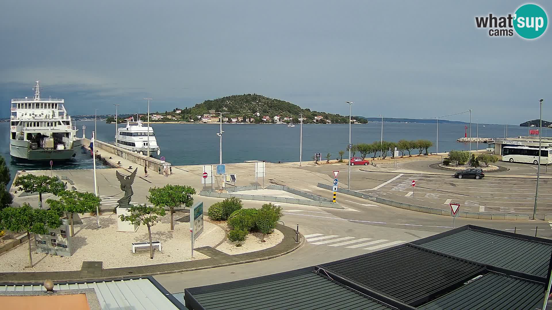 Webcam Ugljan – Preko Ferry to Zadar