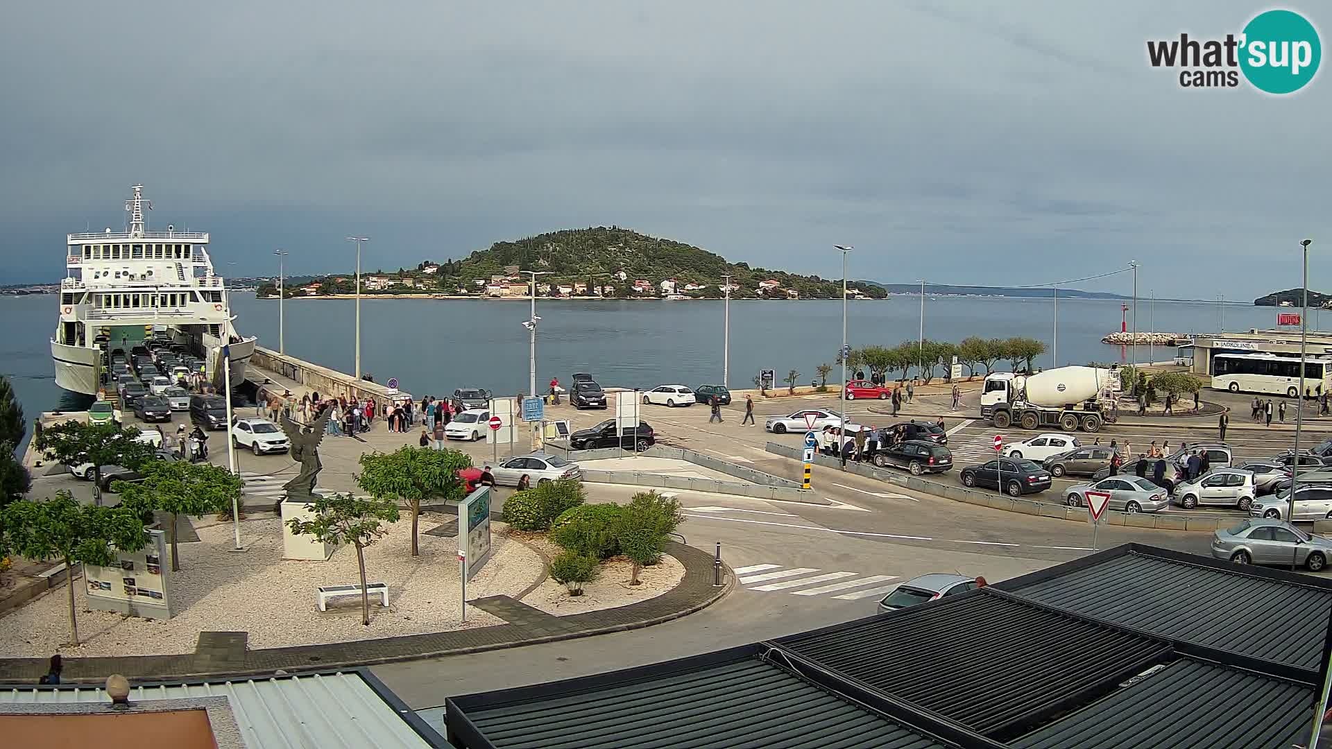 Webcam Ugljan – Preko Ferry to Zadar