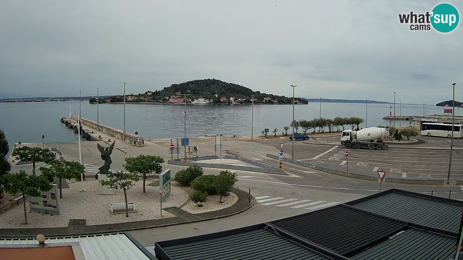 Web kamera Ugljan – Preko trajekt za Zadar
