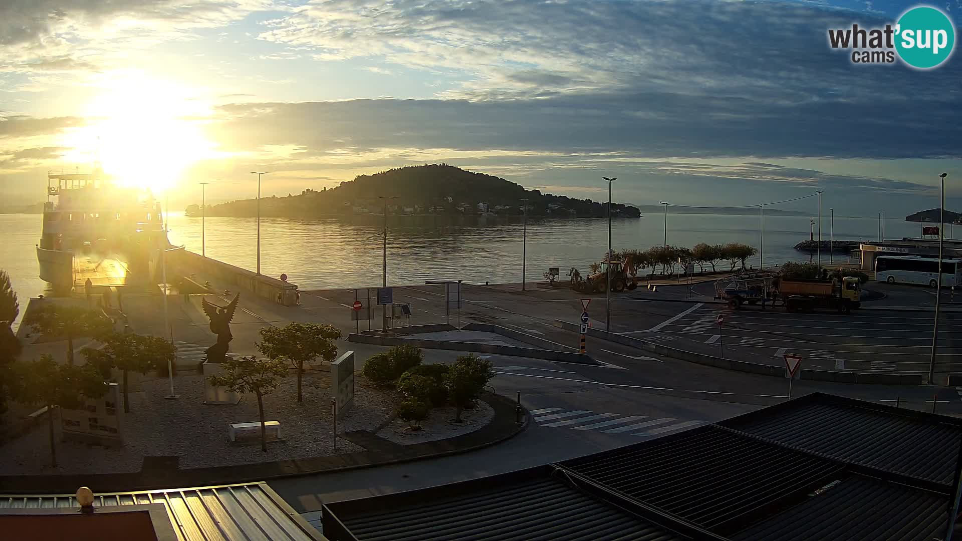 Webcam Ugliano – terminal traghetto da Preko a Zara