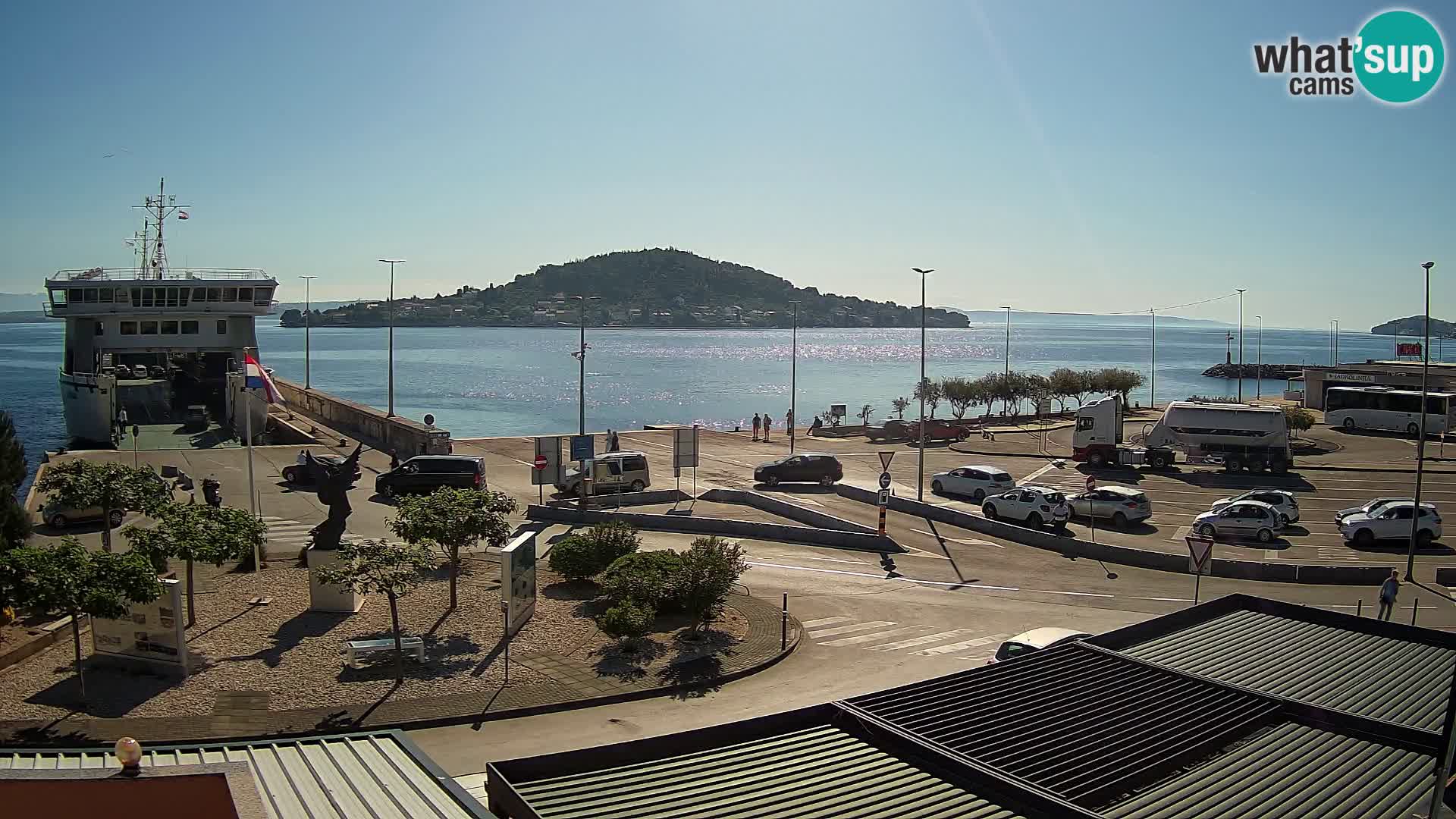 Webcam Ugliano – terminal traghetto da Preko a Zara