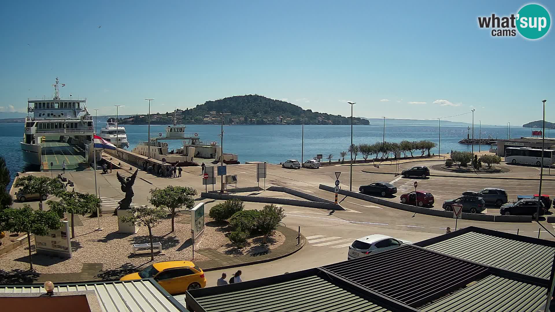 Webcam Ugliano – terminal traghetto da Preko a Zara