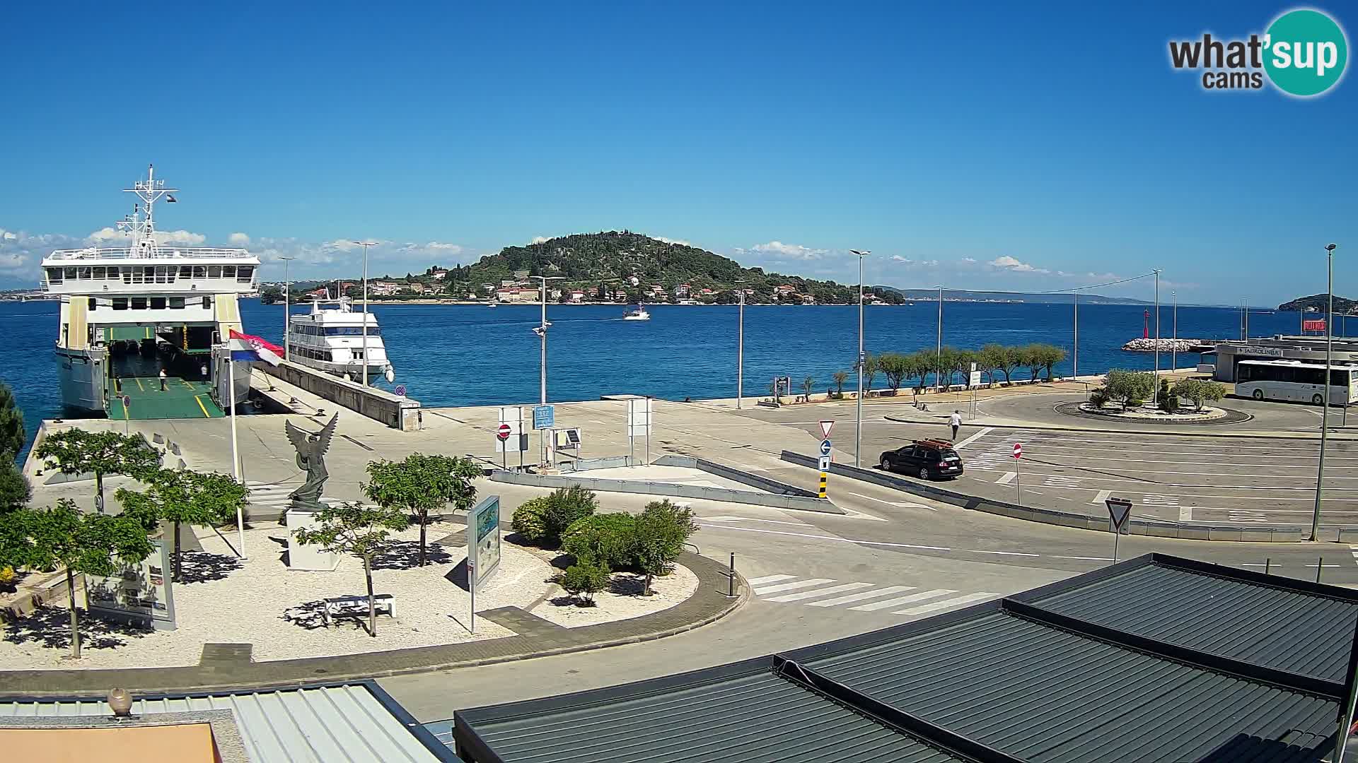 Webcam Ugliano – terminal traghetto da Preko a Zara