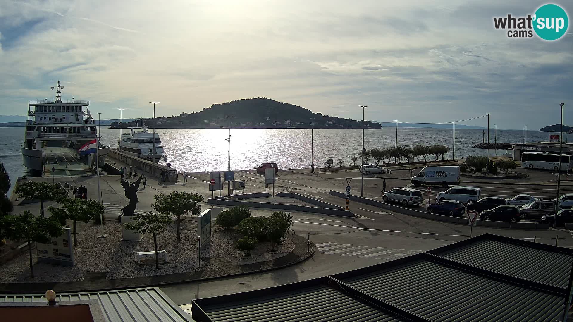 Webcam Ugliano – terminal traghetto da Preko a Zara