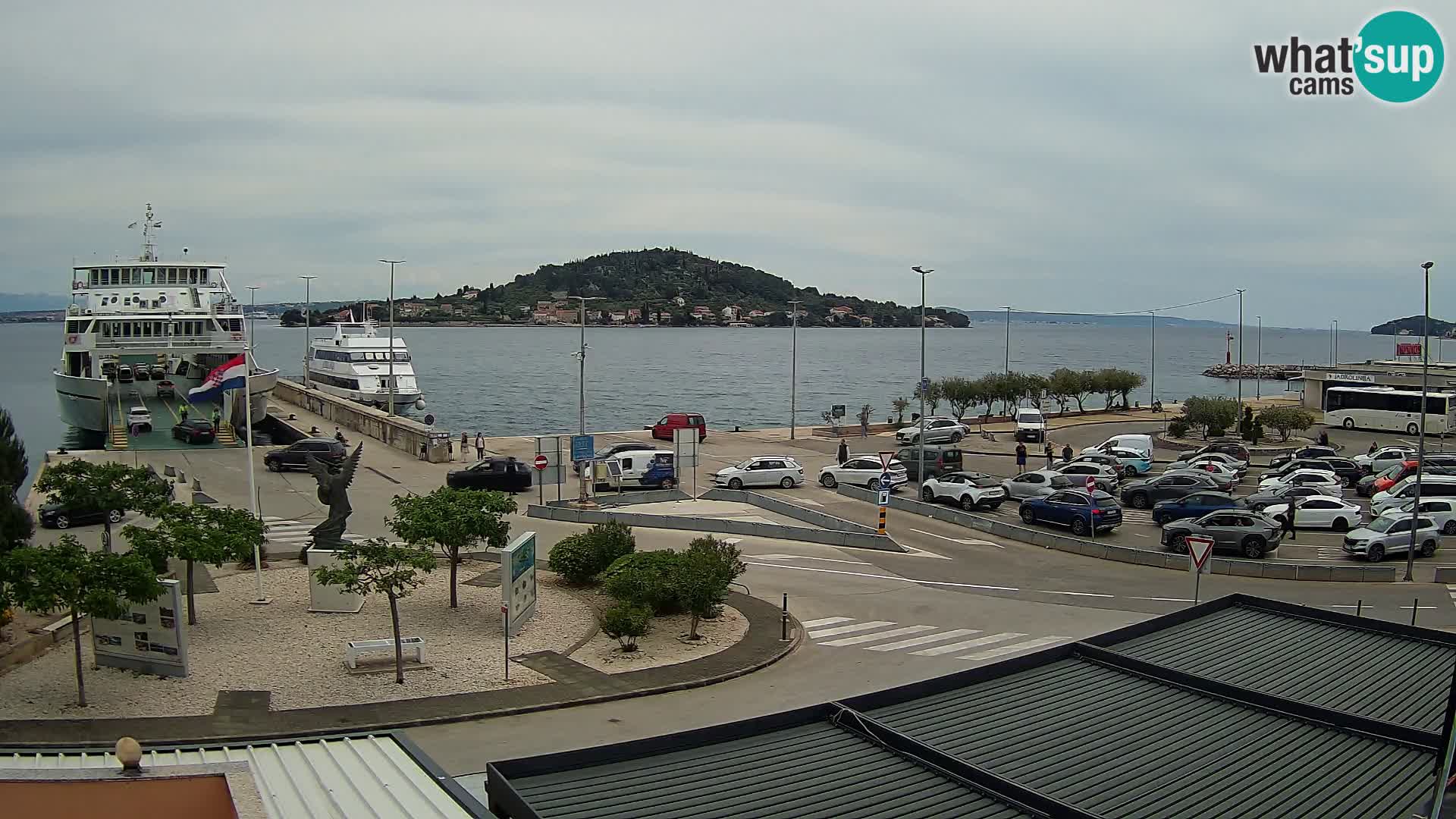 Webcam Ugliano – terminal traghetto da Preko a Zara