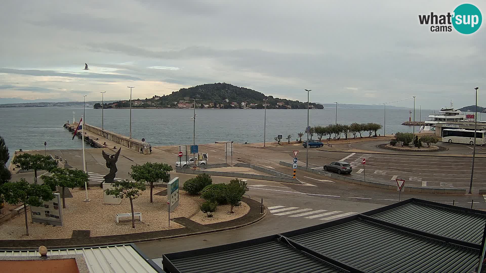 Webcam Ugliano – terminal traghetto da Preko a Zara