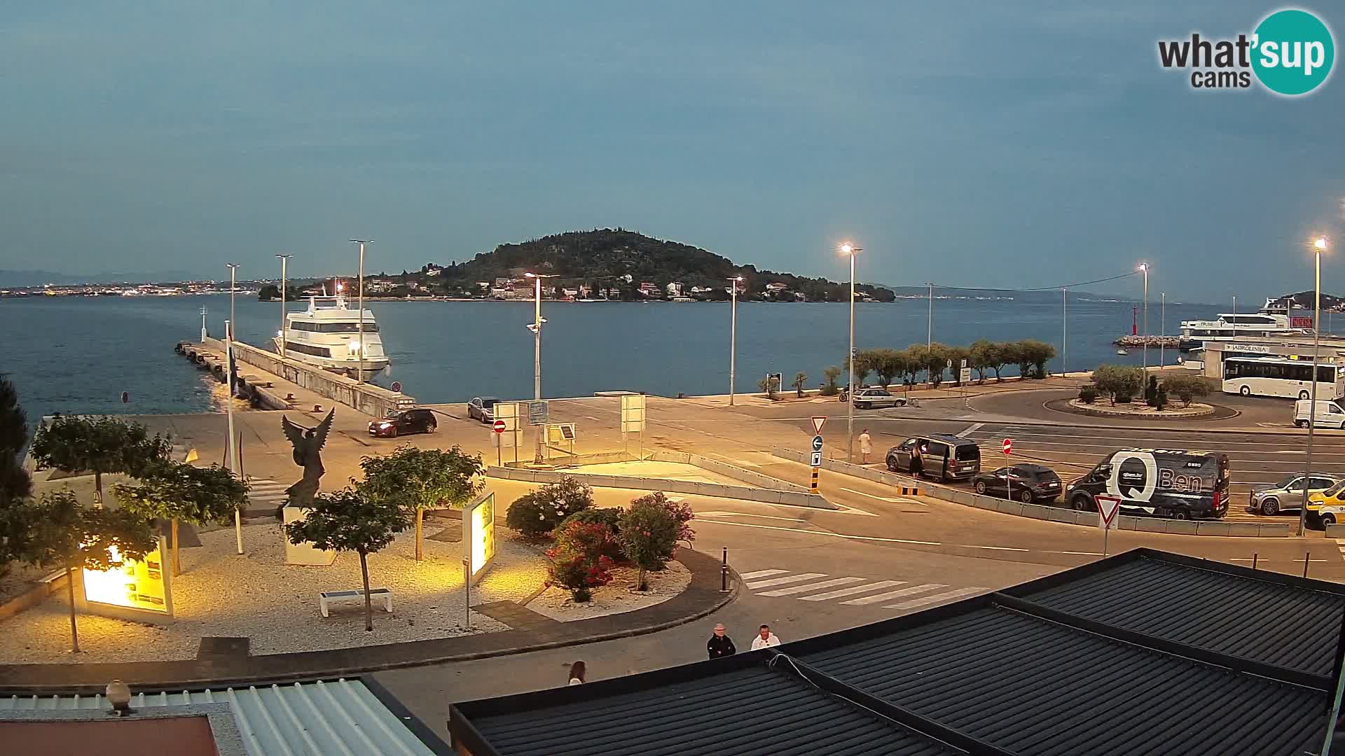 Webcam Ugliano – terminal traghetto da Preko a Zara