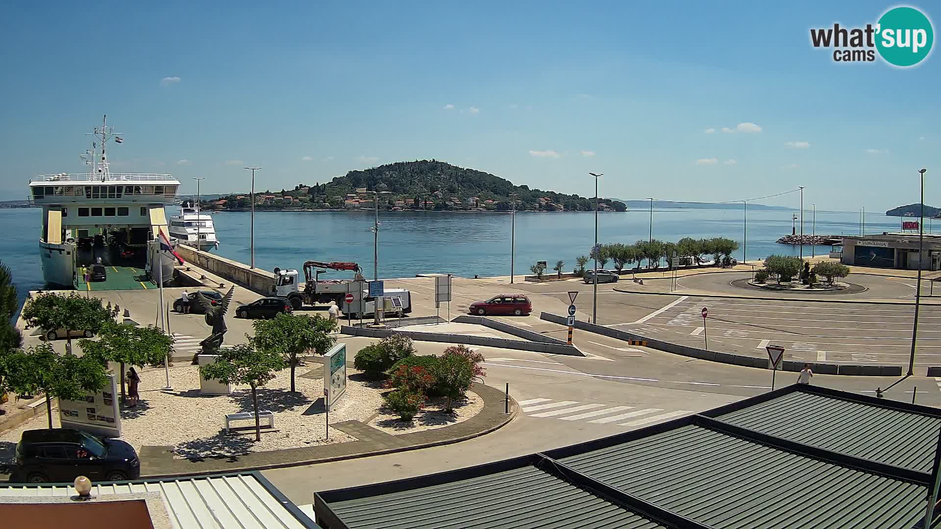 Webcam Ugljan – Preko Ferry to Zadar