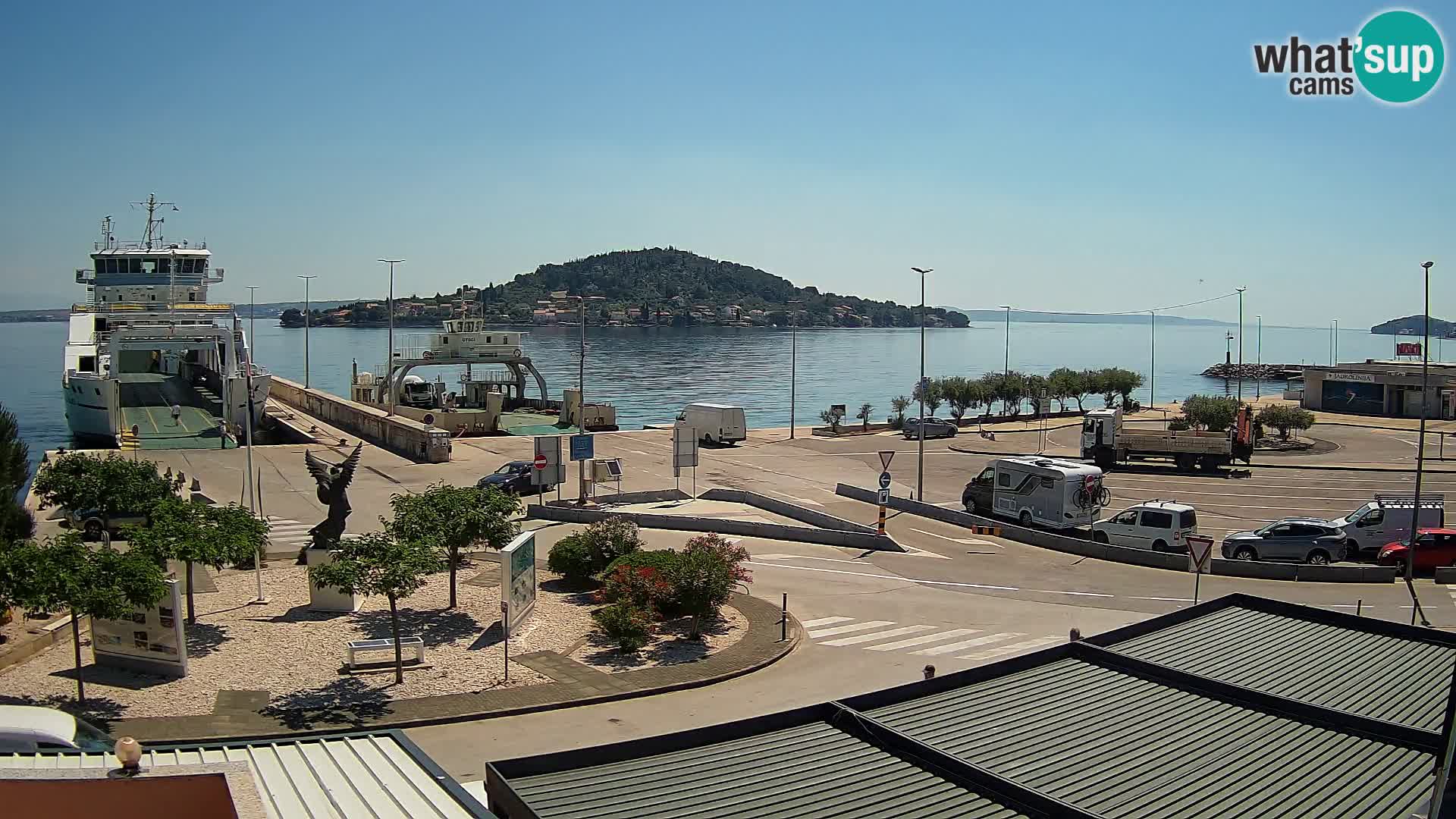 Webcam Ugliano – terminal traghetto da Preko a Zara