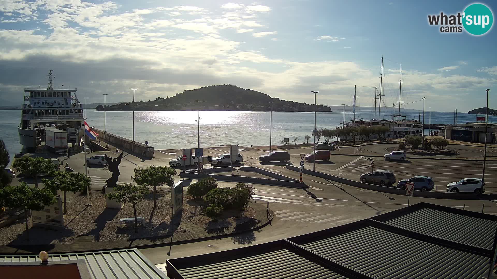 Webcam Ugljan – Preko Ferry to Zadar