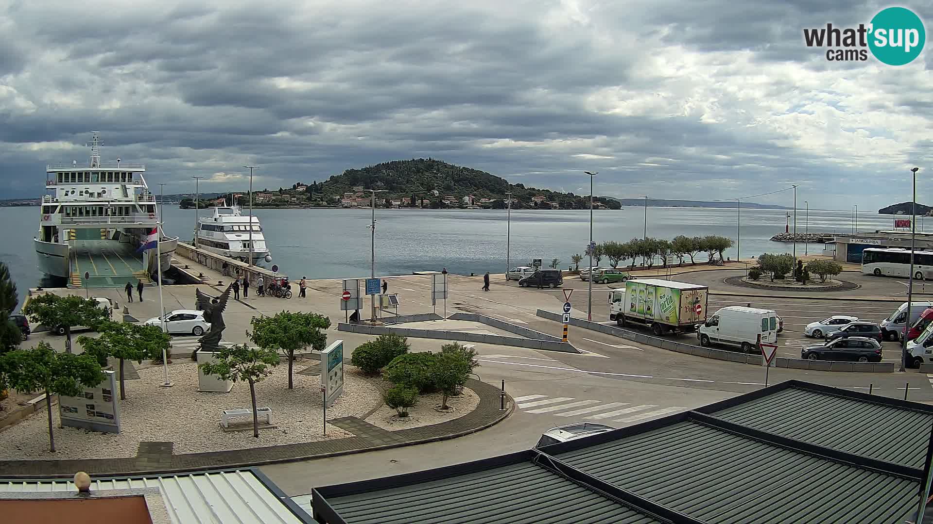 Webcam Ugljan – Preko Ferry to Zadar