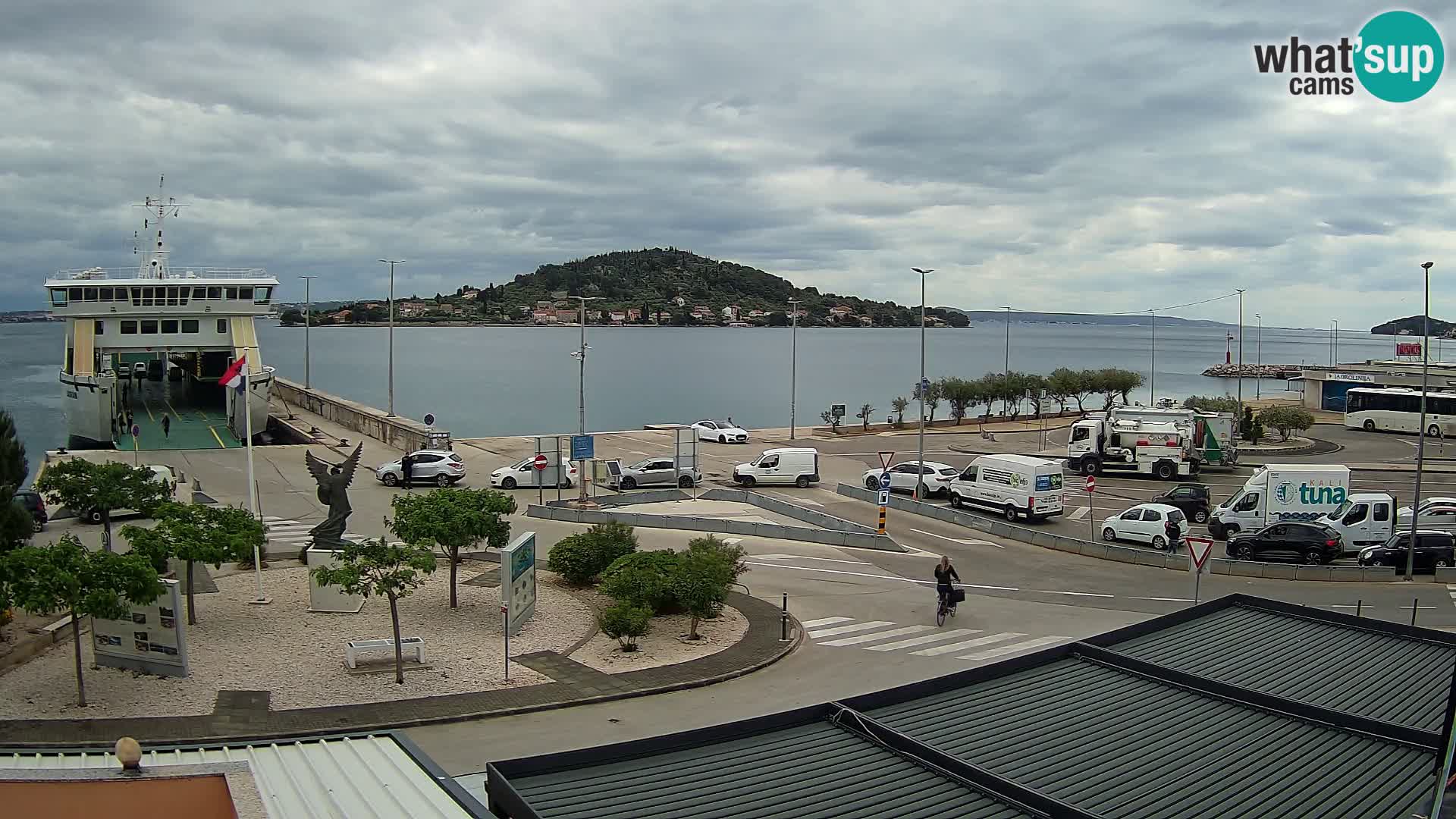 Webcam Ugljan – Preko Ferry to Zadar