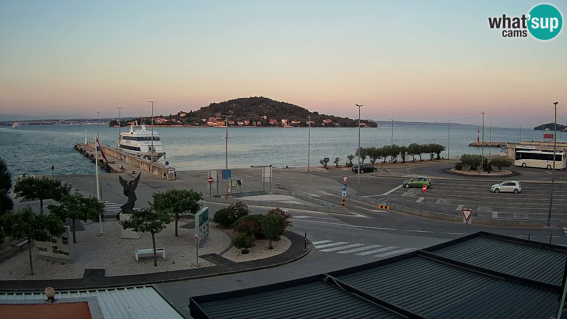 Spletna kamera Ugljan – trajekt Preko – Zadar