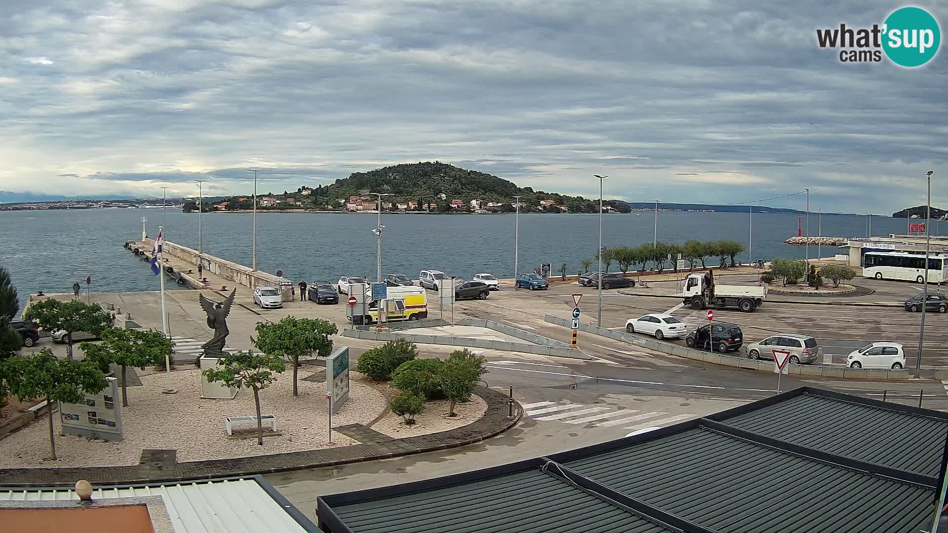 Webcam Ugliano – terminal traghetto da Preko a Zara