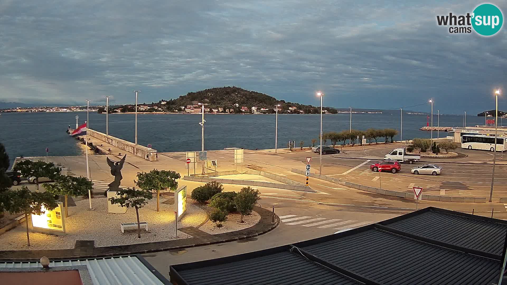 Webcam Ugliano – terminal traghetto da Preko a Zara