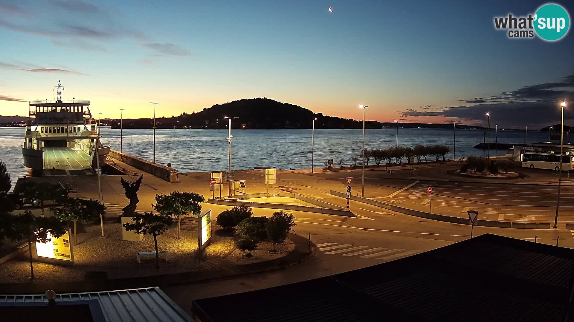 Webcam Ugljan – Preko Ferry to Zadar