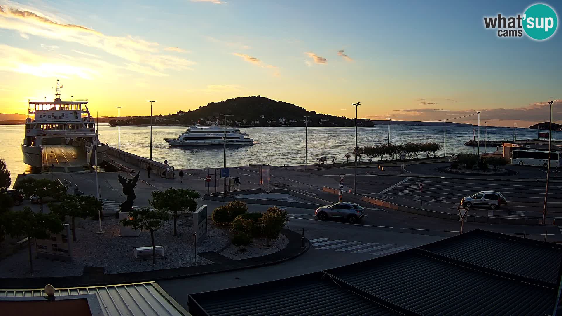 Webcam Ugljan – Preko Ferry to Zadar