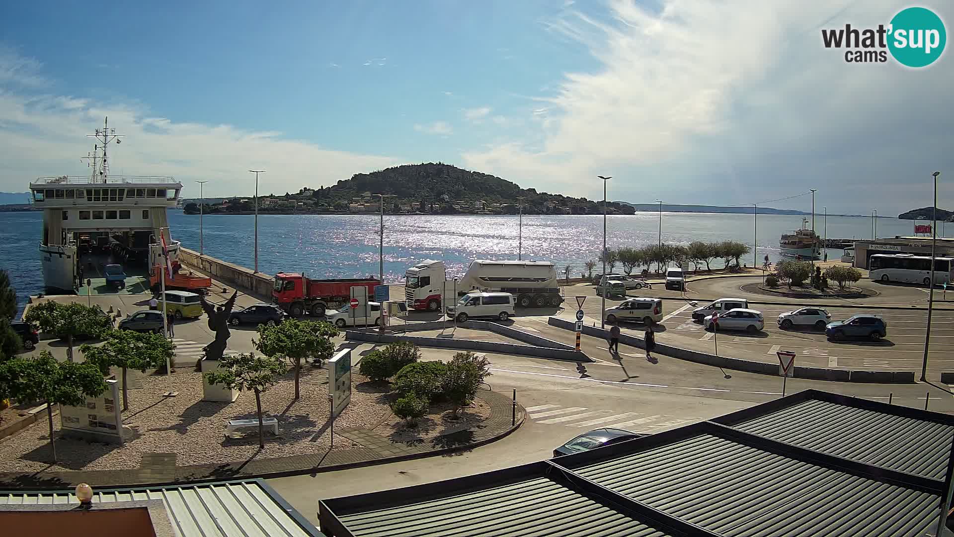 Webcam Ugljan – Preko Ferry to Zadar