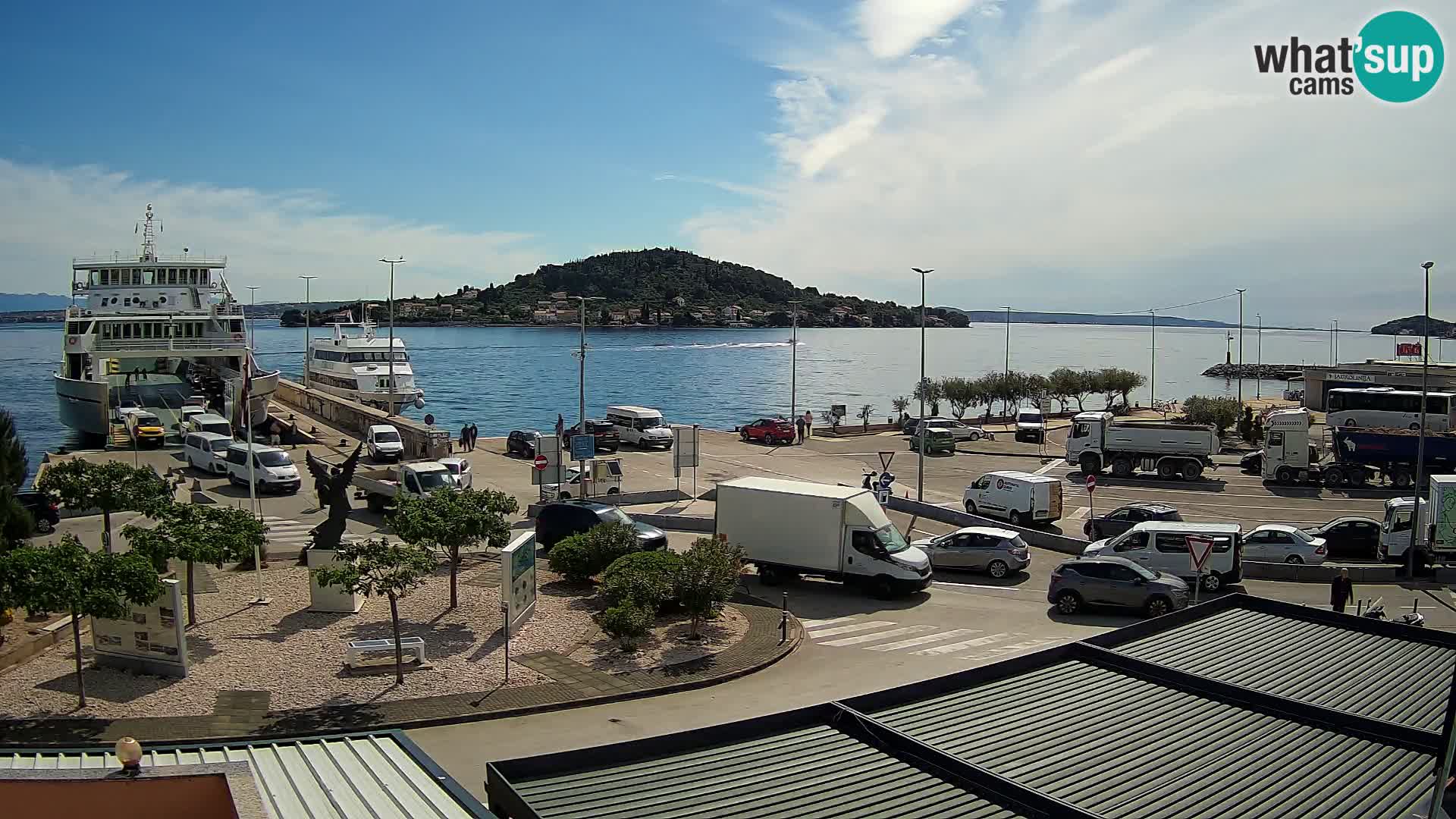 Webcam Ugljan – Preko Ferry to Zadar