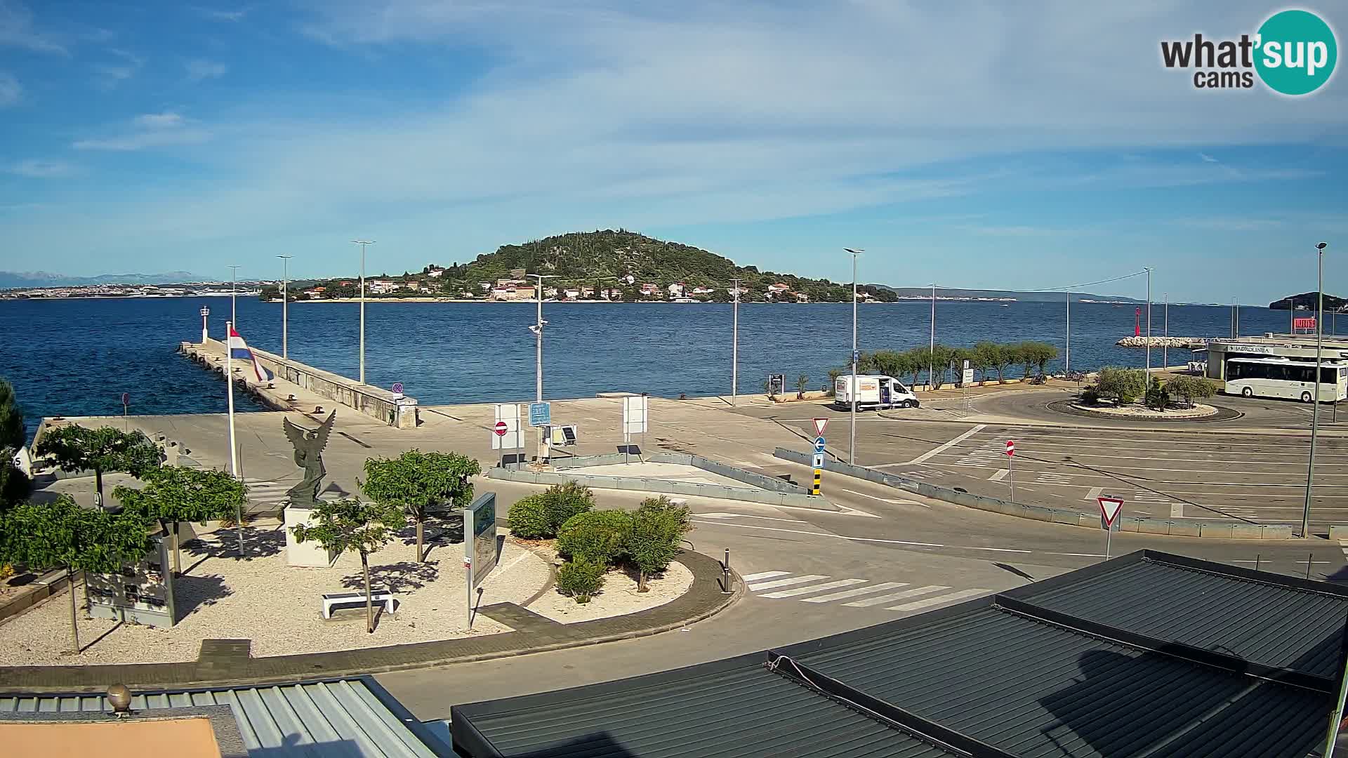 Webcam Ugljan – Preko Ferry to Zadar