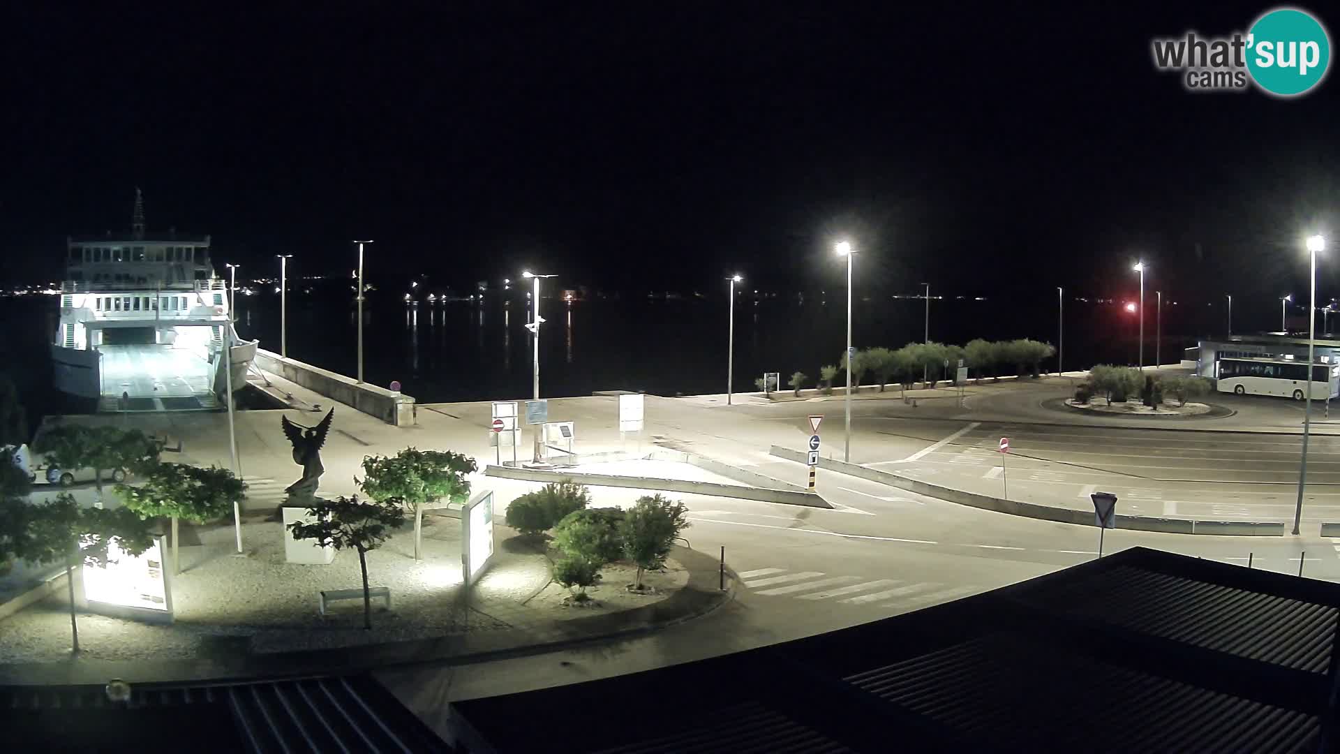 Web kamera Ugljan – Preko trajekt za Zadar