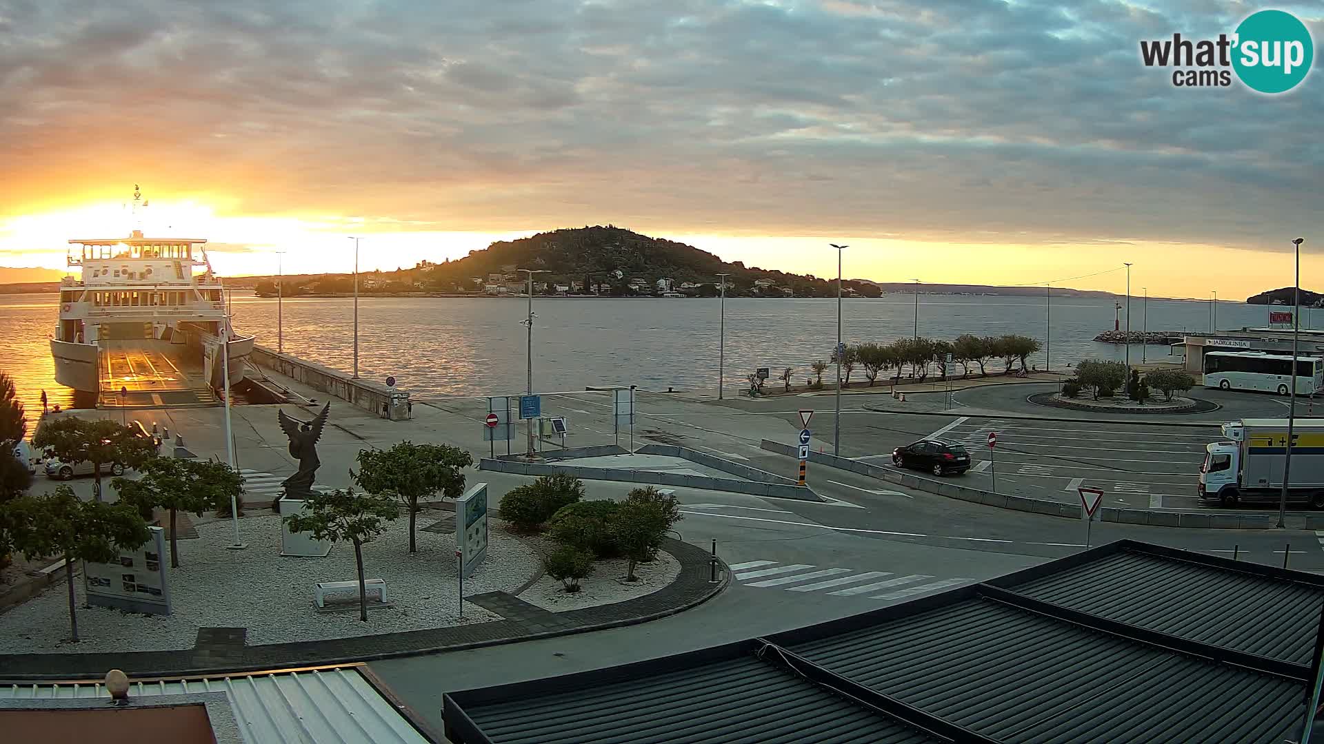 Webcam Ugliano – terminal traghetto da Preko a Zara