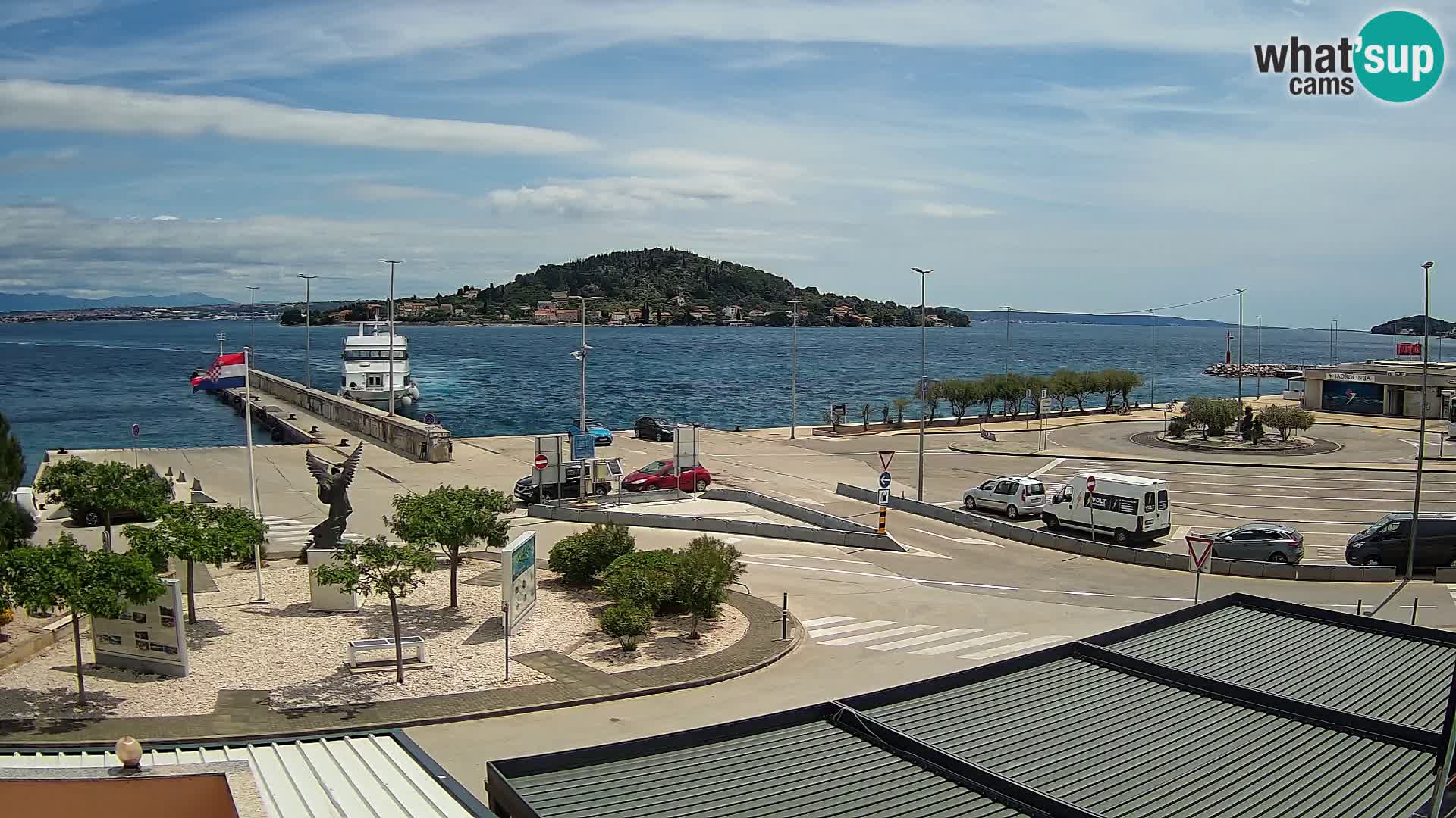Webcam Ugljan – Preko Ferry to Zadar