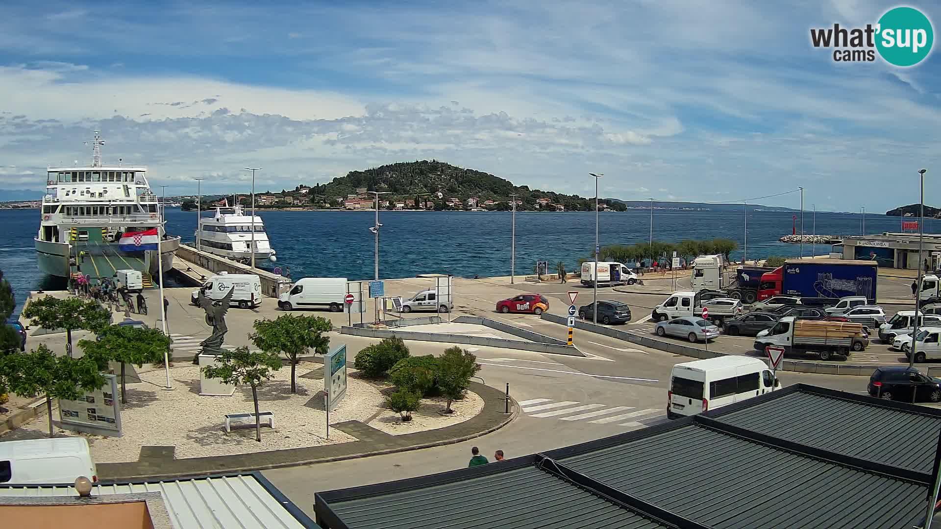 Web cam UGLJAN – Ferry de Preko à Zadar