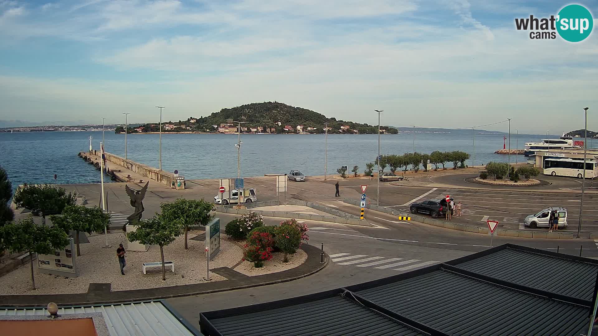 Webcam Ugljan – Preko Ferry to Zadar