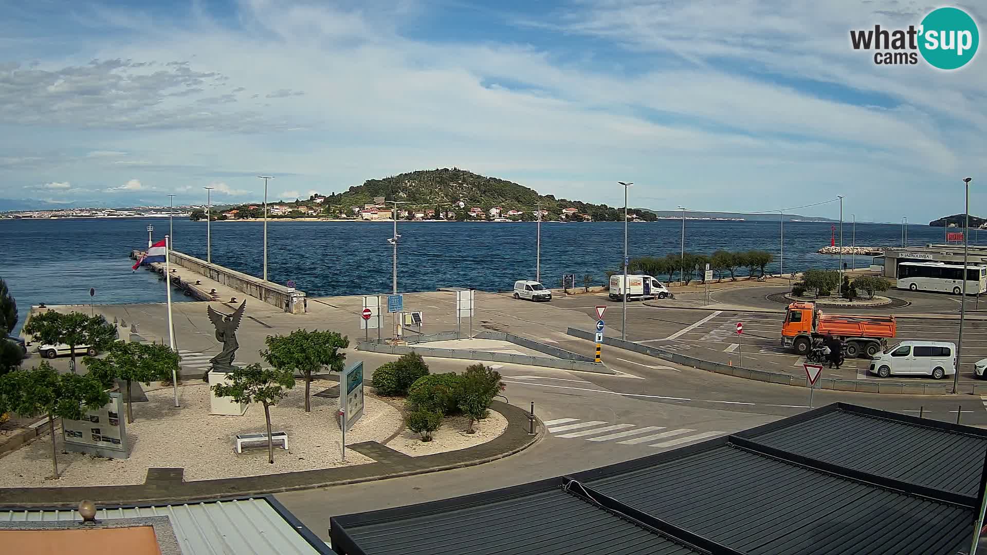 Webcam Ugljan – Preko Ferry to Zadar