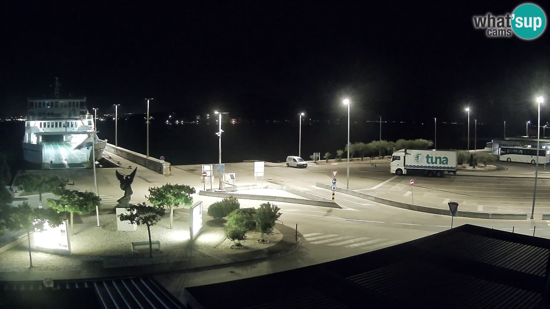 Webcam Ugliano – terminal traghetto da Preko a Zara