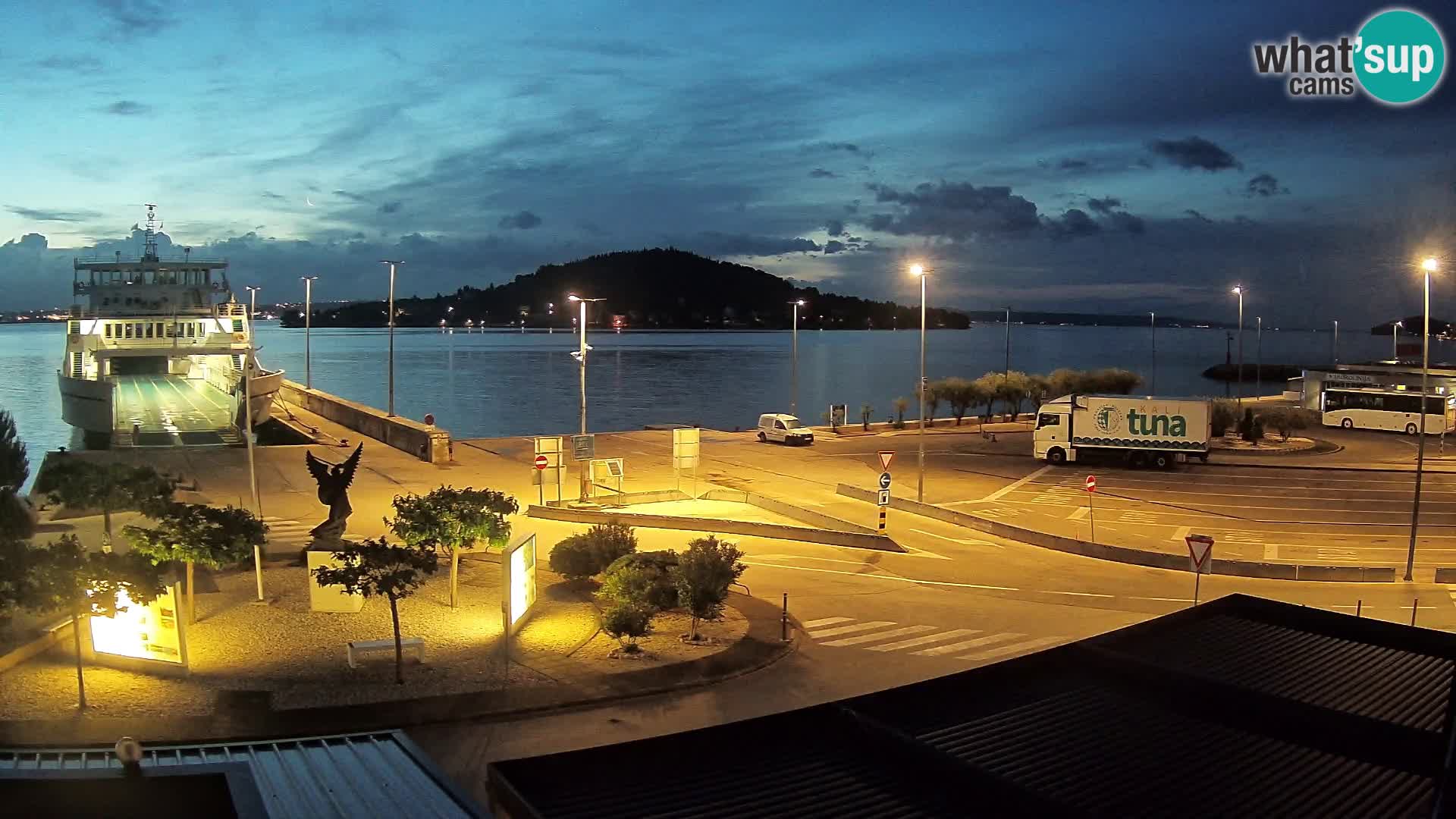 Webcam Ugliano – terminal traghetto da Preko a Zara