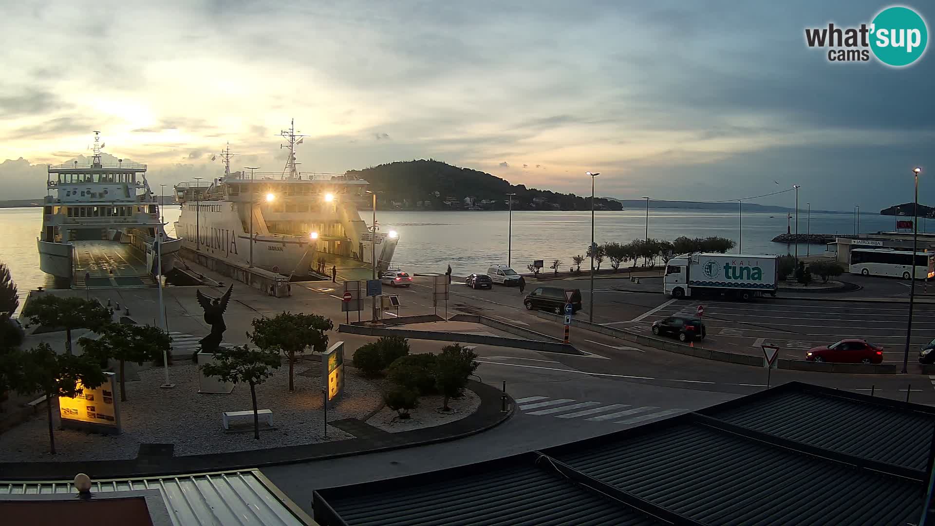 Webcam Ugljan – Preko Ferry to Zadar