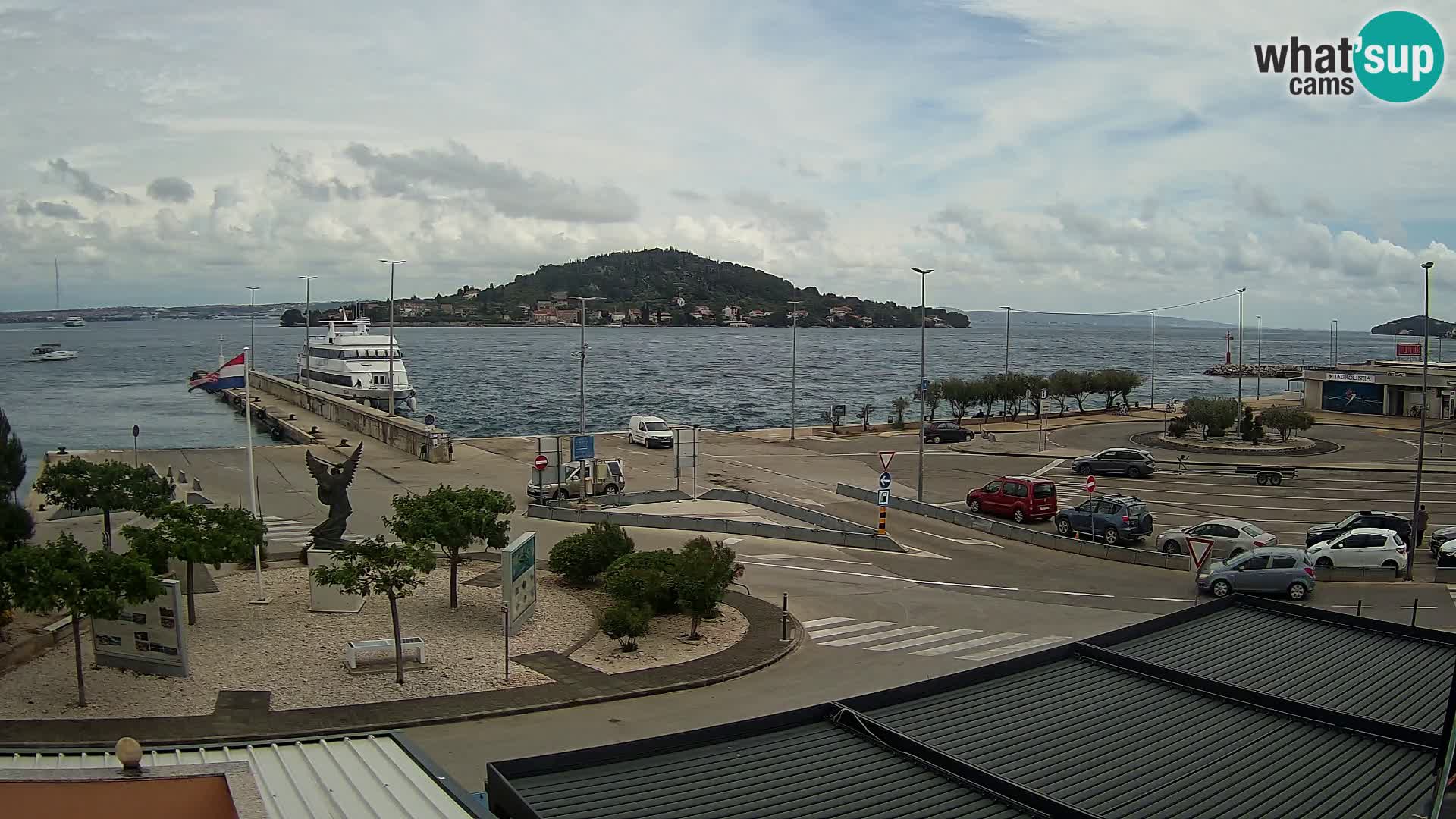 Webcam Ugliano – terminal traghetto da Preko a Zara