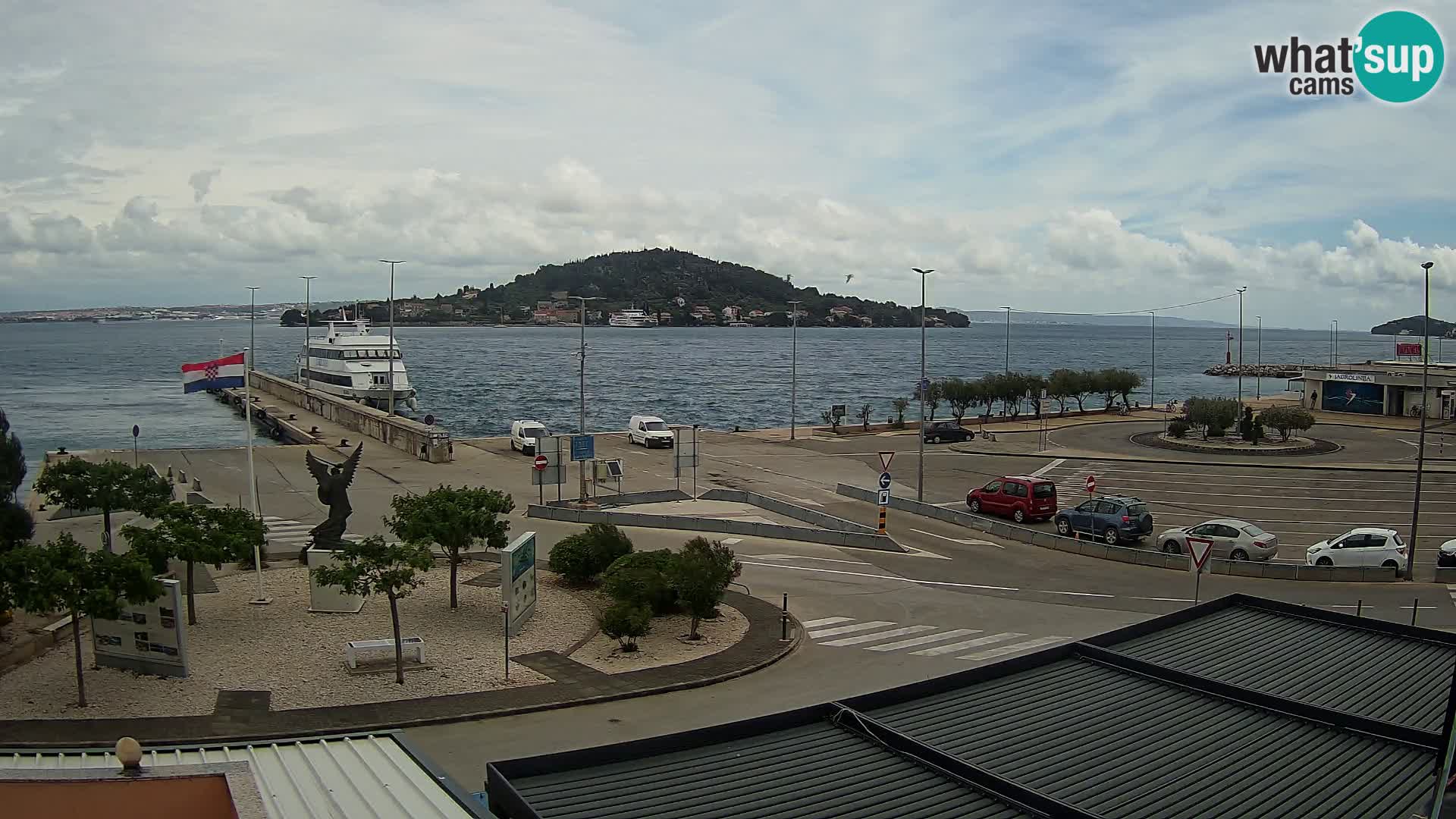 Webcam Ugliano – terminal traghetto da Preko a Zara