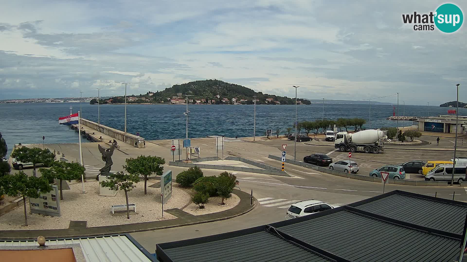 Webcam Ugljan – Preko Ferry to Zadar