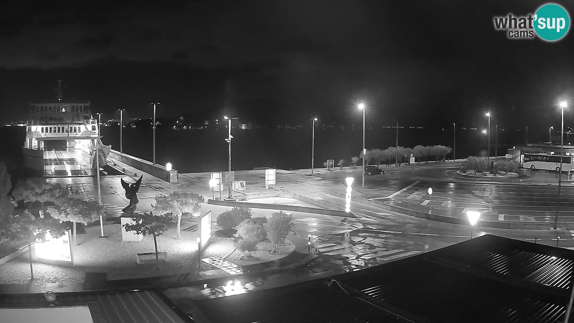 Webcam Ugliano – terminal traghetto da Preko a Zara