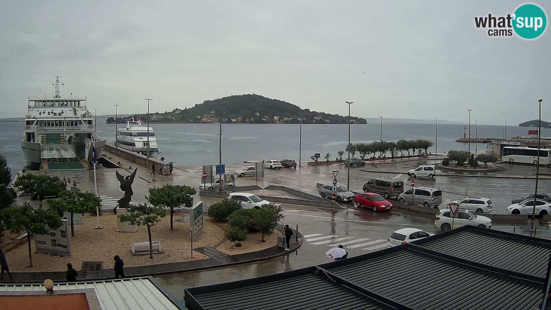 Webcam Ugliano – terminal traghetto da Preko a Zara