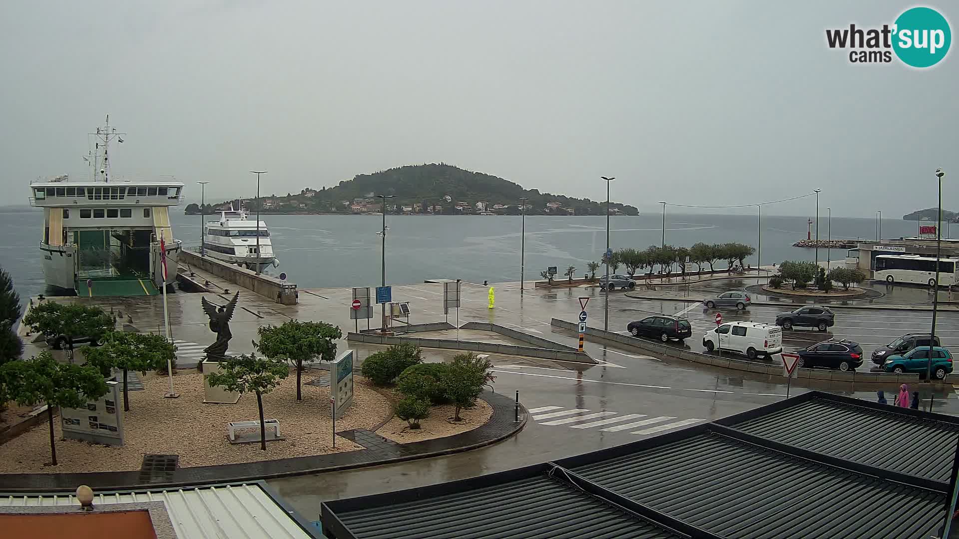 Webcam Ugliano – terminal traghetto da Preko a Zara